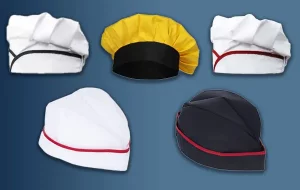 تصویری از کلاه های آشپزی